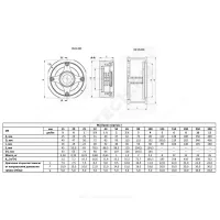 Клапан обратный нерж осевой 275I Ду 125 Ру40 Тмакс=300 оС межфл диск нерж Zetkama 275I125E51