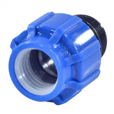 Муфта компрессионная ПЭ Дн 20х3/4" НР ТПК-АКВА 53002034