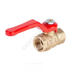 Кран шаровой латунь Стандарт Ду 15 Ру40 ВР полнопроходной рычаг Dist 311Р