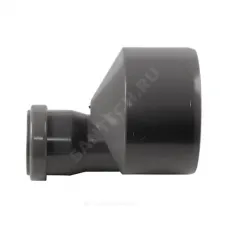 Переход НПВХ серый Дн 110х50 б/нап в/к Хемкор 2391035