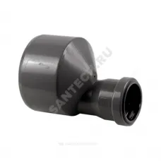 Переход НПВХ серый Дн 110х50 б/нап в/к Хемкор 2391035