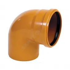 Отвод PP-B коричневый Дн 110х87гр б/нап в/к RTP (РосТурПласт) 36653
