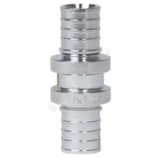 Муфта для PE-X труб аксиальная латунь хром Дн 17 THERM S Рехау 12502773002