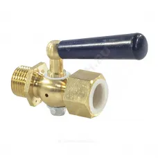 Кран для манометра 3-ходовой латунь Ду 15 Ру25 ВР/НР G1/2" с рукояткой без фланца Росма 00000006159