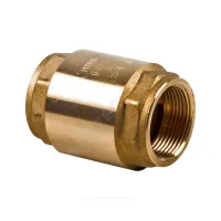 Клапан обратный латунь осевой NRV EF Ду 15 Ру25 Тмакс=110 оС ВР 1/2" диск пластик шток пластик Danfoss 065B8224