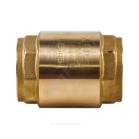 Клапан обратный латунь осевой NRV EF Ду 15 Ру25 Тмакс=110 оС ВР 1/2" диск пластик шток пластик Danfoss 065B8224