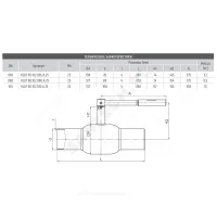 Кран шаровой сталь 09Г2С Ballomax КШТ 60.102 Ду 65 Ру25 п/привар L=360мм BROEN КШТ 60.102.065.А.25