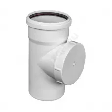 Ревизия PP-M с крышкой бесшумная белая Дн 110 б/нап в/к RTP (РосТурПласт) 36637