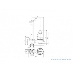 Насос канализационный GRUNDFOS SLV.80.100.13.A.4.50D.C