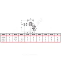 Кран шаровой водоразборный латунь со штуцером R620 Ду 15 Ру10,5 НР/штуц R1/2" бабочка L=82мм Giacomini R620X003