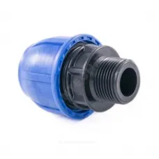 Муфта компрессионная ПЭ Дн 20х3/4" НР Ру16 RTP (РосТурПласт) 11496