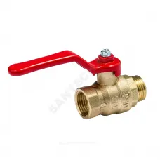 Кран шаровой латунь Эксперт Ду 25 Ру40 ВР/НР полнопроходной рычаг Dist 123Р
