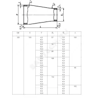 Переход сталь концентрический Дн 45х2,5-32х2,0 (Ду 40х25) бесшовный ГОСТ 17378-2001