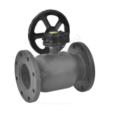 Кран шаровой сталь 11с67п Ду 150 Ру25 фл L=380мм с редуктором FORTECA 183.2.150.025