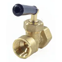 Кран для манометра 3-ходовой латунь 158 Ду 15 Ру16 ВР G1/2" с рукояткой без фланца Icma 90158AD05