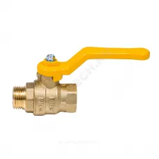 Кран шаровой латунь газ Эксперт Ду 25 Ру40 ВР/НР полнопроходной рычаг Dist 223Р