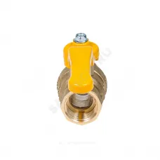 Кран шаровой латунь газ Эксперт Ду 25 Ру40 ВР/НР полнопроходной рычаг Dist 223Р