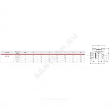 Кран шаровой латунь хром R251P Ду 15 Ру42 ВР/нак. гайка бабочка красная Giacomini R251PX002