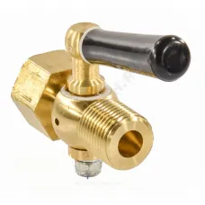 Кран для манометра 3-ходовой латунь Ду 15 Ру25 ВР/НР G1/2" с рукояткой без фланца ЭКОМЕРА КТХ-GF-GM