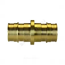Муфта для PE-X труб радиальная латунь Дн 16 РОС