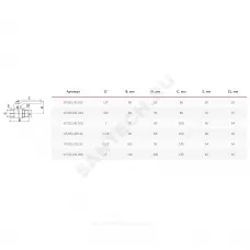 Кран шаровой латунь 11Б27фт1М Ду 20 Ру40 ВР/НР полнопроходной рычаг красный VALFEX VF.215.LR1.034