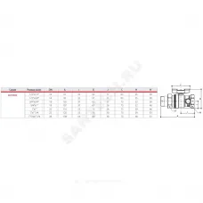 Кран шаровой латунь со спускником R259DS хром Ду 15 Ру42 ВР/"американка" 1/2" бабочка красная с отводом (полусгоном) Giacomini R259SX003