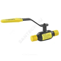 Кран шаровой сталь 09Г2С 11с10фт Ду 15 Ру16 п/привар L=120мм BROEN КШТ 60.002.015.А.16