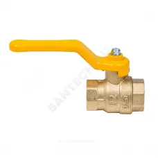 Кран шаровой латунь газ Эксперт Ду 25 Ру40 ВР полнопроходной рычаг Dist 213Р