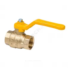 Кран шаровой латунь газ Эксперт Ду 25 Ру40 ВР полнопроходной рычаг Dist 213Р