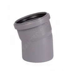 Отвод PP-H серый HT HTB Дн 110х15гр б/нап в/к Ostendorf 115100