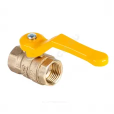 Кран шаровой латунь газ Стандарт Ду 15 Ру40 ВР полнопроходной рычаг Dist 411Р
