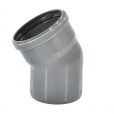 Отвод НПВХ серый Дн 110х30гр б/нап в/к ТУ 6-49-33-92 Агригазполимер