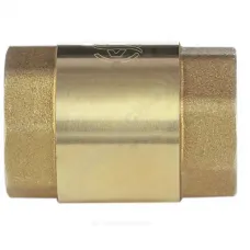 Клапан обратный латунь осевой 3002 Ду 15 Ру40 Тмакс=100 оС ВР 1/2" диск латунь шток латунь Aquasfera 3002-01