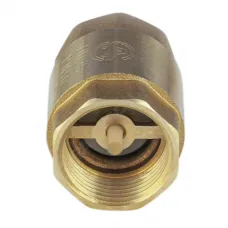 Клапан обратный латунь осевой 3002 Ду 15 Ру40 Тмакс=100 оС ВР 1/2" диск латунь шток латунь Aquasfera 3002-01