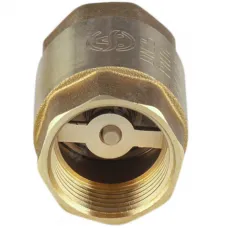 Клапан обратный латунь осевой 3002 Ду 15 Ру40 Тмакс=100 оС ВР 1/2" диск латунь шток латунь Aquasfera 3002-01