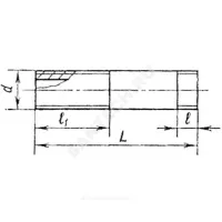 Сгон сталь удлиненный Ду 15 L=150мм б/комплекта из труб по ГОСТ 3262-75 КАЗ