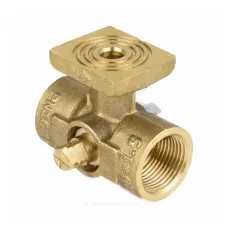 Кран для манометра 3-ходовой латунь 1061 (11б38бк/11б18бк) Ду 15 Ру16 ВР G1/2"-М20х1,5 без рукоятки с фланцем Aquasfera 1061-01