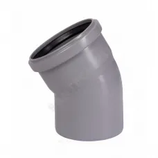 Отвод PP-H серый HT HTB Дн 110х30гр б/нап в/к Ostendorf 115110