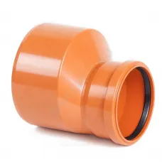 Переход НПВХ эксцентрический коричневый Дн 200х160 б/нап в/к 2481190