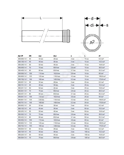 Труба PP-MD с раструбом бесшумная Silent-PP Дн 90х3,1 L=0,5м в/к Geberit 390.402.14.1