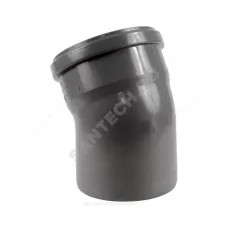 Отвод НПВХ серый Дн 110х15гр б/нап в/к Хемкор 2391075