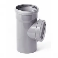 Ревизия НПВХ серая Дн 110 б/нап в комплекте с крышкой Хемкор 2391074