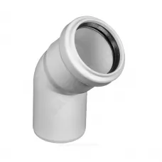 Отвод PP-M бесшумный белый Дн 110х30гр б/нап в/к RTP (РосТурПласт) 24554