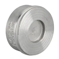 Клапан обратный нерж SS316 осевой Ду 100 Ру40 Тмакс=180 оС межфл диск нерж Benarmo