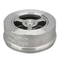 Клапан обратный нерж SS316 осевой Ду 100 Ру40 Тмакс=180 оС межфл диск нерж Benarmo