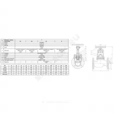Клапан запорный сталь 234F Ду 15 Ру40 Тмакс=400 оС фл со штурвалом сильфонный Zetkama 234F015E01