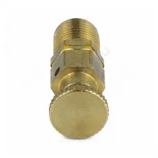 Кран Маевского ручной латунь 5006 М10х1,0 Ру10 НР с колпачком Aquasfera 5006-01