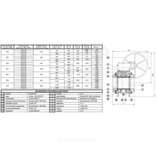 Кран шаровой сталь 11с67п Ду 250 Ру16 фл L=450мм с редуктором полнопроходной Маршал СФ.00.3.016.250