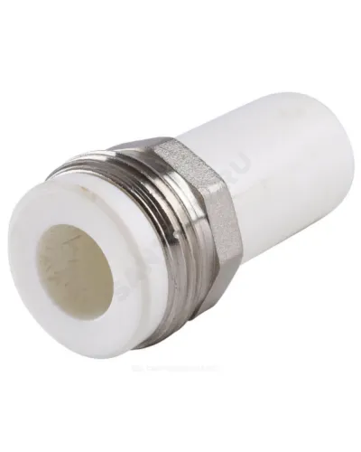 Штуцер PP-R комбинированный белый Дн 32х1 1/4 НР VALFEX 11137032