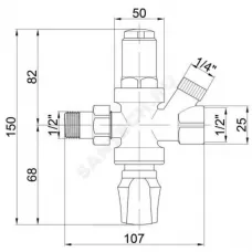 Клапан подпиточный
